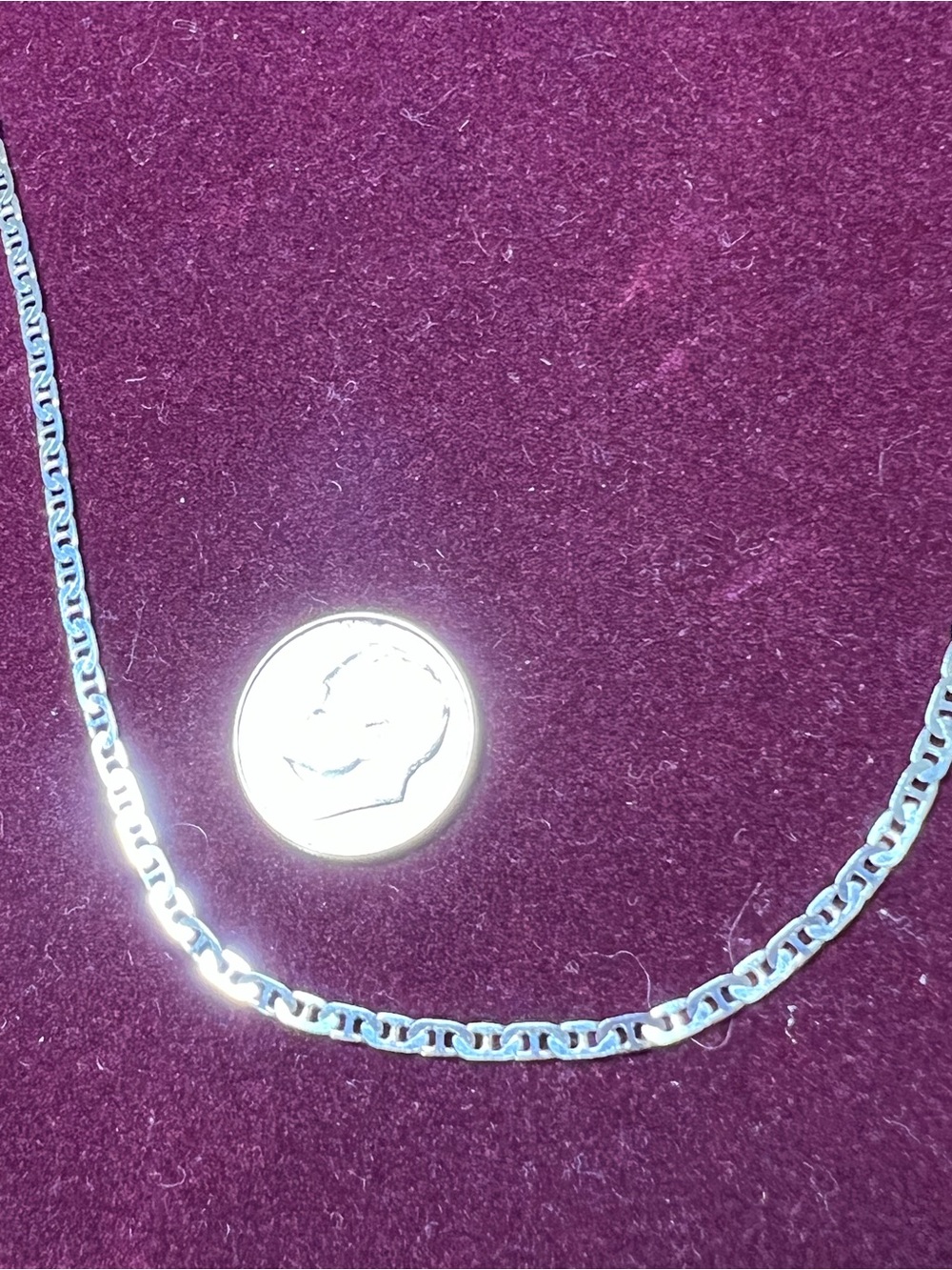 Sterling Silver Mariner Chain 20” - Picture 4 of 7